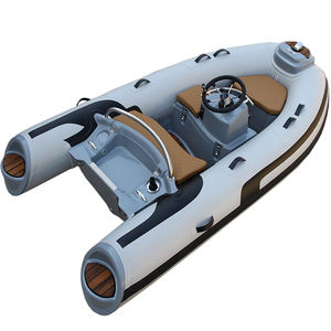 <span class=keywords><strong>Bateau</strong></span> pneumatique <span class=keywords><strong>semi</strong></span>-<span class=keywords><strong>rigide</strong></span> (RIB) 300 CE 2024, 10 pieds, en PVC, avec moteur hors-bord, coque <span class=keywords><strong>rigide</strong></span>, console centrale, pour la pêche - Product Image 5