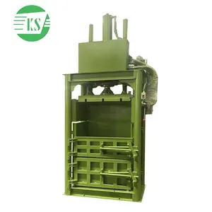 Keshang Vertical Hydraulic cardboard box baling press waste paper baler machine for sale Balers waste plastic compactor