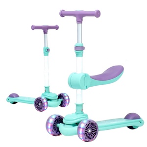 Monopatín, Patinetas, Scooters Plegables, Patinete de Pie con Luces, <span class=keywords><strong>Scooter</strong></span> de 3 Ruedas para Niños con Altura Ajustable - Product Image 3