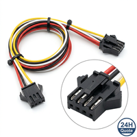Kabel Harness 3 Pin Konektor JST GH SM, Perakitan Kabel Molex, Perakitan Kabel Kustom Konektor XH