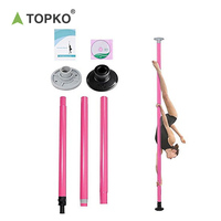 TOPKO Sport Fitness Private Label Portable Stripper Outfits Pole Dance Dancing Tube Pole with Stage Accessories
