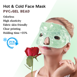 Reusable Best-selling Cooling Eye & Face Mask with Hot/Cold Compress Gel Bead for Pain Relief and Skin Tightening - Product Image 1