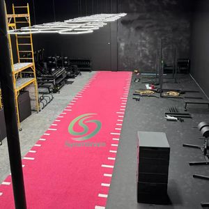 高密度定制健身房人造地毯地垫跑步软防火PE塑料25毫米高密度防水15毫米 - Product Image 1