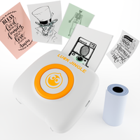 Printer Label harga Printer mini portabel Printer Barcode Printer Mini hitam dan putih