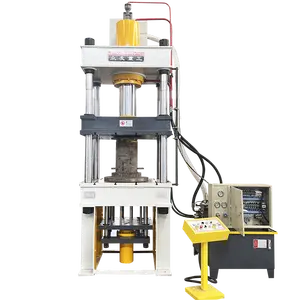 200 ton stretching machine with hydraulic pads Multi-rod ejector with safety grids Hydraulic presses