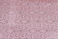 Tissu brocart poly éco-responsable, doux et brillant, motif floral abstrait, idéal pour sacs et robes ethniques de cérémonie pour filles