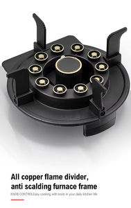 Fornello a Gas Integrato in Acciaio Inox 23456 per Uso Domestico, Prodotto Best-seller da una Fabbrica OEM in Cina - Product Image 4