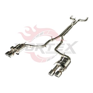 Vortex High Performance Stainless Exhaust for Maserati Ghibli Electronic Valve Controlled Dual Piping <b>Kit</b> - Product Image 2