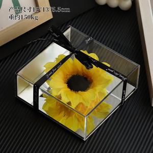 Girasol Preservado Hecho a Mano, <span class=keywords><strong>Serie</strong></span> Eterna de Lujo, Duradero de 3 a 5 Años, Cúpula de Hierba Eterna, Regalo para el Día de San Valentín - Product Image 4