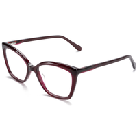 Elan Optical YB8207 Meilleure Vente Monture de Lunettes Papillon Œil de Chat pour Femme, Monture Complète en Acétate, Livraison Rapide
