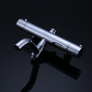 Pomme de douche thermostatique intelligente en cuivre massif Vimijia, style minimaliste moderne, avec jet supérieur et surpression, robinets de baignoire à filetage - Product Image 2