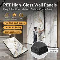 Paneles de Pared Modernos para Oficina, Yaerda, Cristal de Carbono WPC, Mural Geométrico Personalizado, Resistente al Fuego B1, Diseño Gráfico, Fácil Instalación