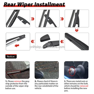 Braccio <span class=keywords><strong>Tergicristallo</strong></span> <span class=keywords><strong>Posteriore</strong></span> Originale NIASSAN per Pulsar, <span class=keywords><strong>Qashqai</strong></span>, Tiida, Rouge, Accessori Auto, Pulizia Parabrezza - Product Image 5