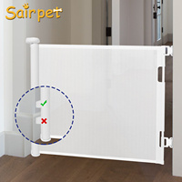 Barrière de sécurité pour bébé Sair OEM, barrière de sécurité pour escalier, barrière de sécurité rétractable pour bébé, barrière de sécurité anti-poussée en maille pour bébé