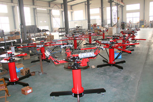 4 Color 4 Station Screen Printing Press for Sale - Product Image 3