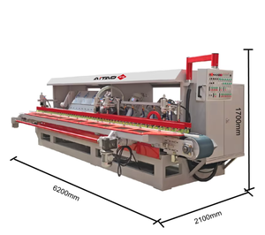 Machine de polissage et de meulage de nez de marche en granit AITAO 14 têtes ARC-Edge - Précision et durabilité élevées, moteur à roulement de boîte de vitesses - Product Image 3