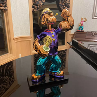 Statue de Popeye de 150 cm, figurine de dessin animé, sculpture en résine et fibre de verre personnalisée en usine pour la décoration de galerie d'art et de centre commercial