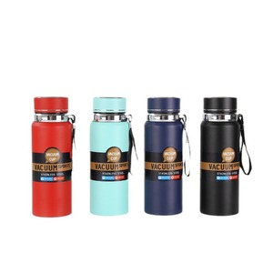 Botella de agua deportiva de acero inoxidable 316 de gran capacidad, taza aislada portátil, separación de agua de té, diseño Simple para uso en exteriores - Product Image 1