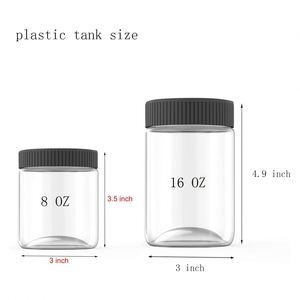 Bouteille d'emballage en plastique de 300 ml en gros avec couvercle à vis, bocaux de qualité alimentaire pour fruits secs - Product Image 2