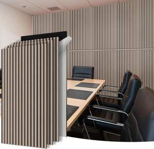 Nouvelle popularité, décoration murale insonorisée, design cannelé, panneaux muraux acoustiques insonorisants pour studio à domicile, bureau - Product Image 1