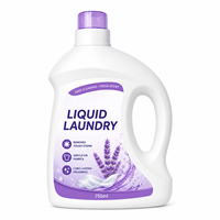 Lessive liquide écologique à marque privée, haute efficacité, détachant, nettoyage en profondeur, longue durée, parfum lavande