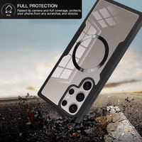 360 ° Protection intégrale du corps Écran protecteur transparent double face Étui magnétique pour téléphone pour Samsung S26 S25 23 S22 Plus Ultra