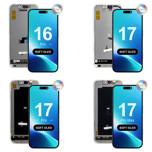 หน้าจอ LCD แบบนุ่มสำหรับ iPhone 16 17 PRO MAX Screen สำหรับ iPhone 16 Pro 17 PRO MAX อะไหล่หน้าจอ LCD - Product Image 1