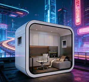 บ้านพักตากอากาศทรงแอปเปิ้ลแบบประหยัดพลังงานและมีฉนวนกันความร้อน เหมาะสำหรับพื้นที่ทำงานระยะไกลและบ้านพักสำหรับแขกในสวนหลังบ้าน - Product Image 2