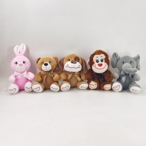 Personnalisé Divers Grenouille Tigre Lion Léopard En Peluche Animal <span class=keywords><strong>Sauvage</strong></span> Anime Jouets Pour Enfants - Product Image 6