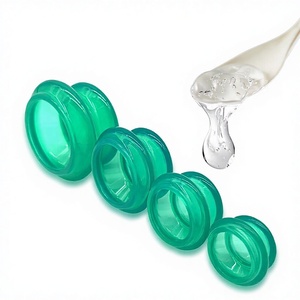 Cangkir Vakum Silikon Food Grade Portabel untuk Pijat Wajah, Stoples <span class=keywords><strong>Cupping</strong></span> dengan Logo Kustom, Alat Perawatan Kecantikan Penghilang Selulit - Product Image 2