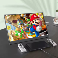 Écran externe secondaire portable OSCY 15,6 pouces, écran large FHD 16:10, compatible Type-C Airplay, panneau IPS, haut-parleur intégré