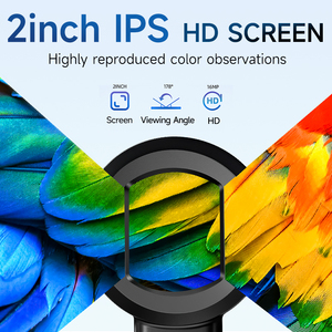 Vendita calda <span class=keywords><strong>100X</strong></span> lente di ingrandimento con schermo da 2 pollici IPS microscopio digitale per la lettura con luci bianche viola - Product Image 4