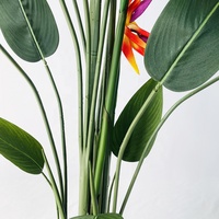 Haute Simulation détaché Strelitzia Reginae voyageur artificiel banane oiseau de paradis plante pour la maison et le jardin