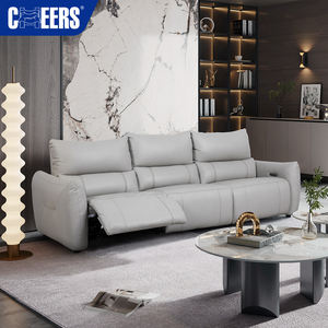 <span class=keywords><strong>MANWAH</strong></span> pour canapé inclinable électrique 3 places à cadre métallique extensible avec couleurs personnalisables, design moderne U51092 - Product Image 1