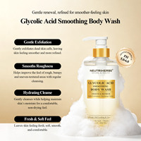 Gel Douche Hydratant Exfoliant Neutriherbs en Gros sous Marque Blanche pour une Peau Lisse à l'Acide Glycolique