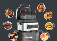 6L 6.5QT Cuire Griller Rôti Air Grill Bombe À Air Préchauffer Manuel Ehydrate Combo Tout en Un Pot Friteuse À Air Intelligente