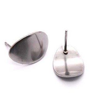 Ensemble de garniture de boucle d'oreille en acier inoxydable brillant pour bijoux faits <span class=keywords><strong>à</strong></span> la main DIY - Product Image 3