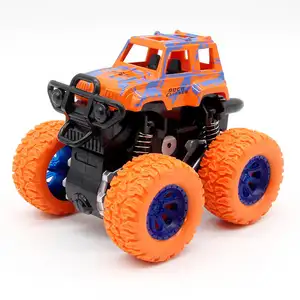 Grosir mobil mainan kecil anak-anak, mobil mainan inersia empat roda penggerak off-road