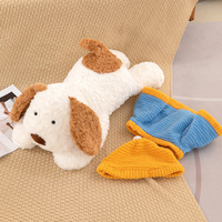 Boneka Anjing PP Cotton Puppy Mainan Lembut Bantal Anak-Anak Unisex untuk Dekorasi Hadiah