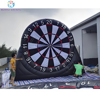Cible de tir gonflable durable pour le football et les fléchettes, idéale pour la publicité et les jeux extérieurs personnalisables