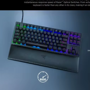 RA-ZER HUNTSMAN <span class=keywords><strong>V2</strong></span> คีย์บอร์ดเล่นเกมออปติคัลที่วางข้อมือแสง RGB - Product Image 6