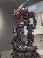 Sculpture géante Optimus Prime Transformer pour extérieur, statues Optimus Prime grandeur nature en stock