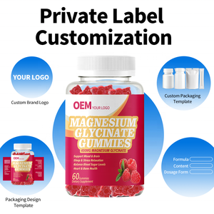 Gomitas de Glicinato de Magnesio Sin Azúcar OEM con Bajo MOQ para Relajación, Alivio del Estrés y Sueño - Plazo de Entrega Rápido para Compradores a la Vanguardia de las Tendencias del Mercado - Product Image 2