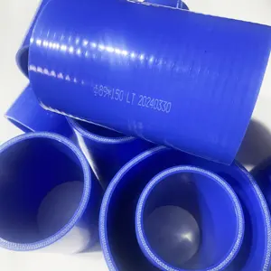 blue silicone intercooler hose for construction machinery high pressure silicone hose