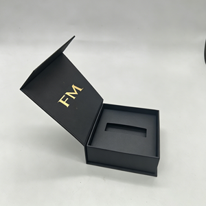OEM Luxury Magnetic Cosmetic Packaging with Gold Foil Logo & Kraft Insert Custom Rigid Paper Gift <b>Boxes</b> for Lipstick Wholesale - Product Image 3