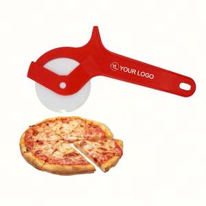Couteaux à pizza en plastique bon marché pour la publicité, cadeaux promotionnels, coupe-pizzas personnalisés imprimés - Product Image 1