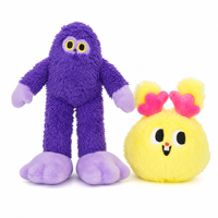 AFP Jouets doux en peluche pour animaux de compagnie, grenouille, singe, pieuvre, crocodile, requin martille, manatee, tortue de mer, cochon d'Inde, chien, jouet à mâcher couineur