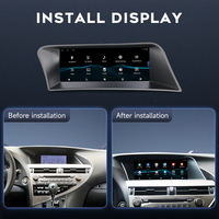 Pantalla táctil de 10,25 pulgadas Android 14 navegación GPS WIFI GPS reproductor Multimedia para coche DVD Radio para Lexus RX 2009-2014