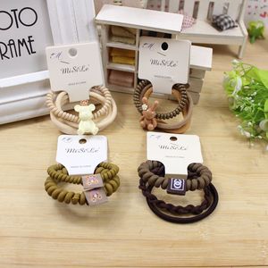 Coleteros MiSiLe de Colores Variados con Diseño de Oso, Accesorios Casuales para el Cabello de Mujer - Product Image 1