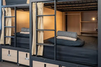 JZD Hostel Moderne : Capsule de couchage, lit superposé, hôtel capsule, appartement, lit double